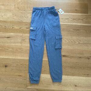 Girl Crush - Waffle Cargo Jogger in Blue